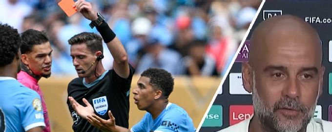 Guardiola: Rico Lewis' red card vs. Wydad was unnecessary