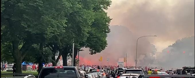 Wydad AC fans halt traffic with flares ahead of Juventus clash