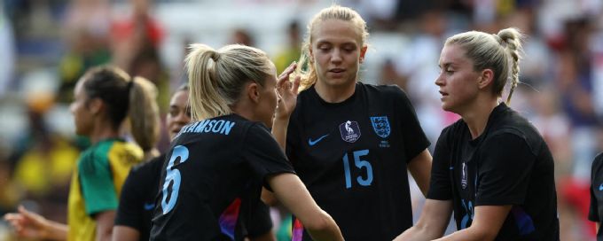 England depart for Euro 2025 after Jamaica rout
