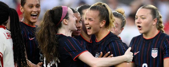 19-year-old Claire Hutton scores her first USWNT goal