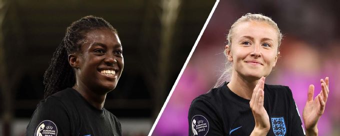 England players react to Agyemang goal & reaching Euro 2025 final