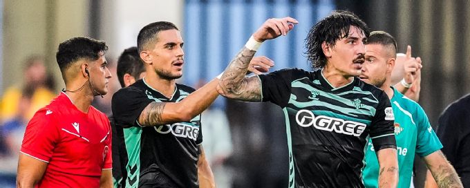 Benches clear as Como vs. Real Betis becomes a preseason brawl