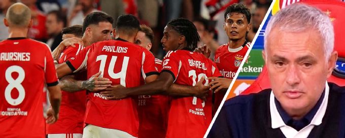 Mourinho admits Benfica were 'better' than Fenerbahçe in UCL qualifier