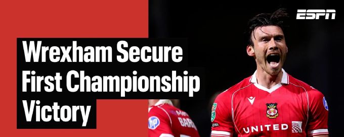 Wrexham secure first Championship win of the season