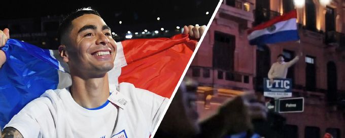 Paraguay fans take the streets in celebration after World Cup qualification