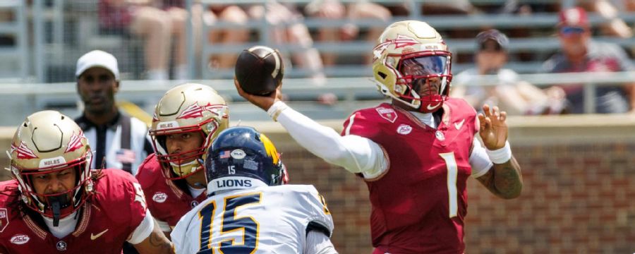 Tommy Castellanos tosses 3 TDs in FSU's 77-3 rout