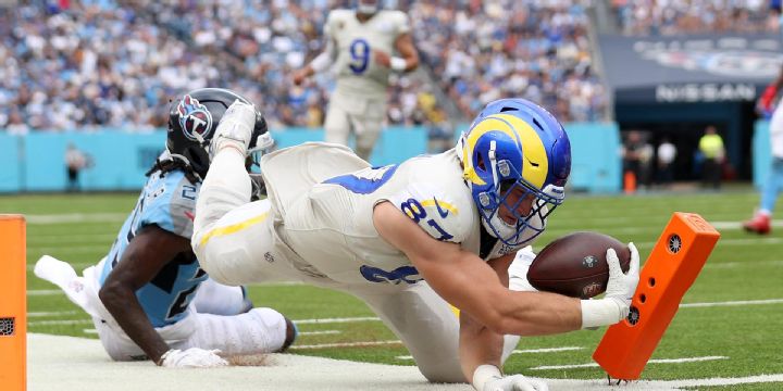 Davis Allen puts Rams ahead with TD catch