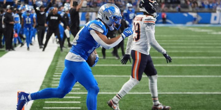 Isaac TeSlaa's jaw-dropping grab sets up Amon-Ra St. Brown's TD