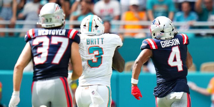 'You've got to be kidding me!' Dolphins, Patriots exchange back-to-back return TDs