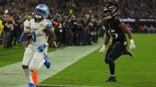 Lions run over the Ravens, sack Lamar Jackson 7 times in a 38-30 win over Baltimore