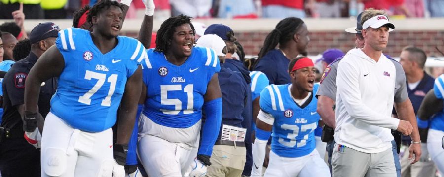 Lane Kiffin fired up on sideline after Ole Miss secures big win vs. LSU