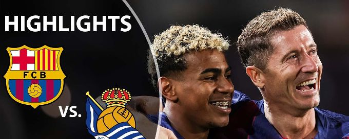 Barcelona come from behind to defeat Real Sociedad