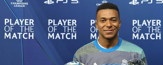 Mbappé scores record-breaking UCL hat trick