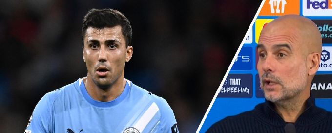 Guardiola: Rodri's not ready to play three times a week