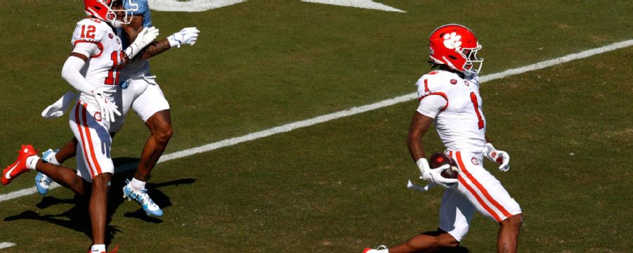 Clemson strikes fast with electric 75-yard TD on 1st play of game