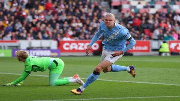 Haaland continues scoring run as City beat Brentford