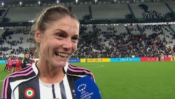 Cecilia Salvai lost for words after brace for Juventus in UWCL opener