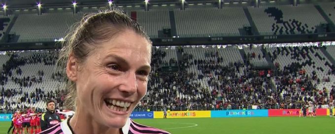 Cecilia Salvai lost for words after brace for Juventus in UWCL opener