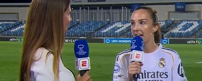 Caroline Weir reflects on a big win for Real Madrid over Roma