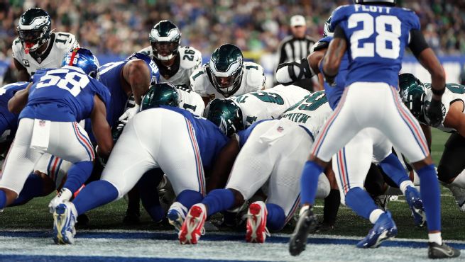 Giants 34-17 Eagles (10 Oct, 2025) Final Score - ESPN (UK)