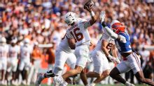 Arch Manning is fine, but the Texas offensive line is not
