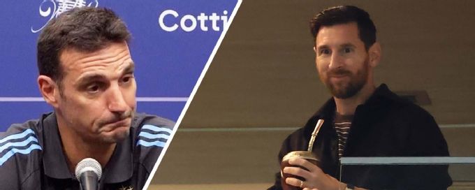 Scaloni: It was my decision not to play Messi