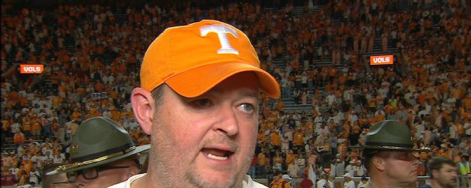 Josh Heupel explains how No. 12 Tennessee held off Arkansas