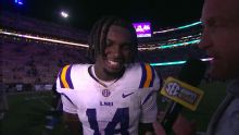 LSU's Trey'Dez Green on dominant performance in win over South Carolina