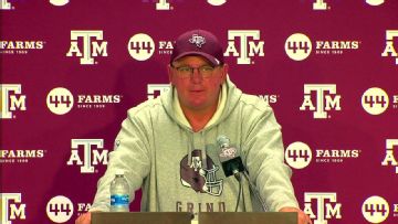 No. 4 Texas A&M Mike Elko recaps undefeated record, primes for Arkansas