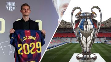 De Jong targeting UCL title after extending Barcelona contract