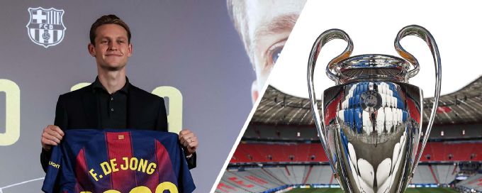 De Jong targeting UCL title after extending Barcelona contract