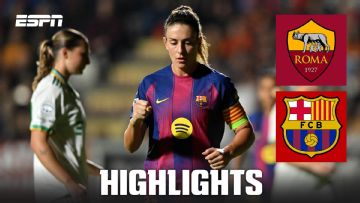Barcelona bag three points away in UWCL vs. Roma