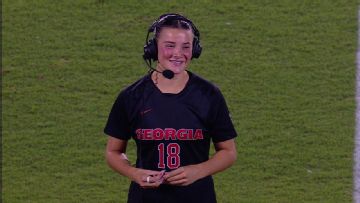 Lily Kate Elphick speaks on scoring two goals in Georgia win's vs. Texas