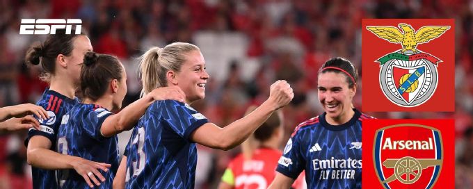 Mead & Russo secure 2-0 win for Arsenal vs. Benfica