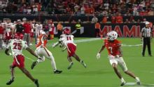 Louisville intercepts 4 of Beck's passes, tops No. 2 Miami 24-21 to end Hurricanes' home streak