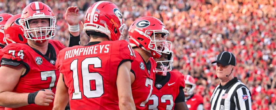 Georgia grabs lead after Gunner Stockton's 4th TD pass