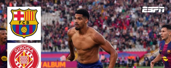 Araújo rescues Barcelona in injury time vs. Girona