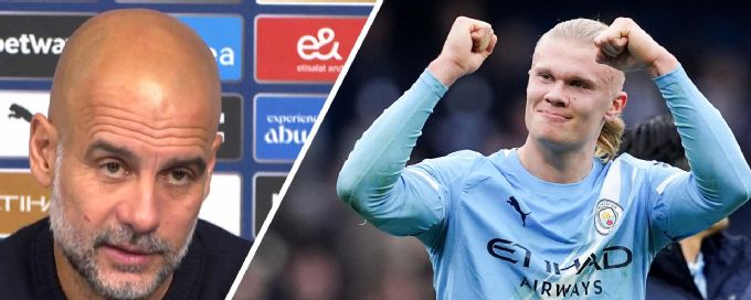 Guardiola: We can't keep relying on Erling Haaland