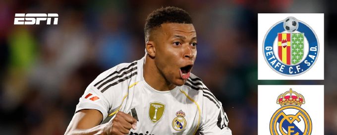 Mbappe wins it late for Real Madrid vs. Getafe