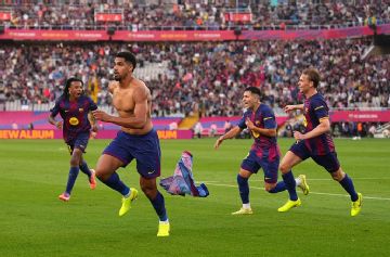 Araujo stunners gives Barcelona late win vs Girona (via FanCode)