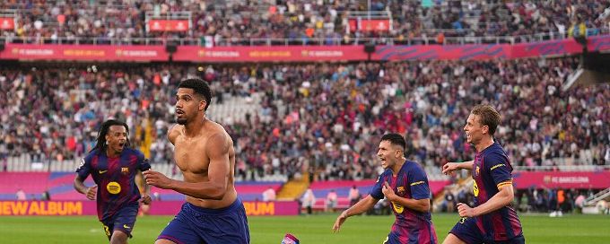 Araujo stunners gives Barcelona late win vs Girona (via FanCode)