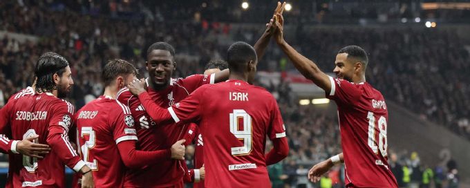 The numbers behind Liverpool's thrashing of Frankfurt