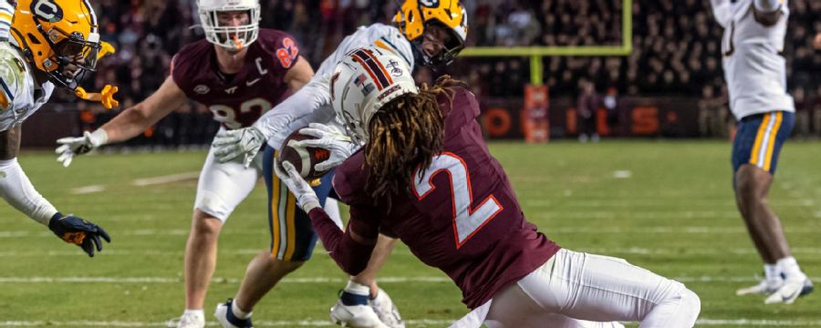 Takye Heath reels in go-ahead TD for Virginia Tech in 2OT