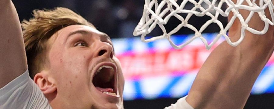 Cooper Flagg soars for ferocious poster slam