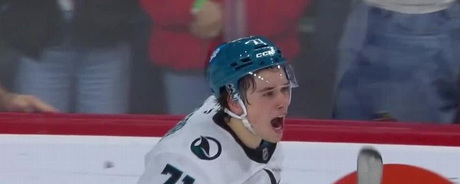 Macklin Celebrini wins it in OT for the Sharks