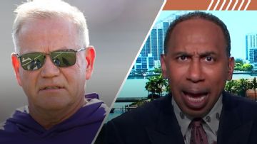 Stephen A. calls out LSU AD after Brian Kelly firing