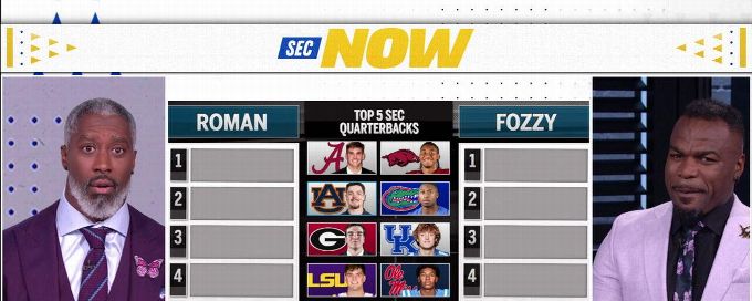 Harper and Whittaker create list of top 5 SEC QBs