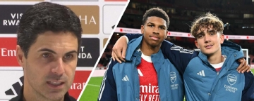 Arteta reflects on 'special' Max Dowman's first Arsenal start