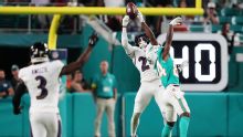 Lamar Jackson torches Miami with 4 TD passes in return from injury and Ravens rout Dolphins 28-6