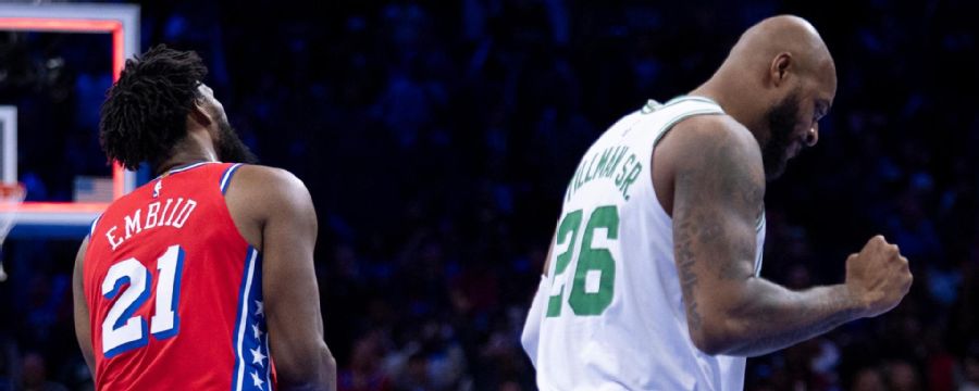 Embiid can't get potential winning shot off in time as C's escape with win